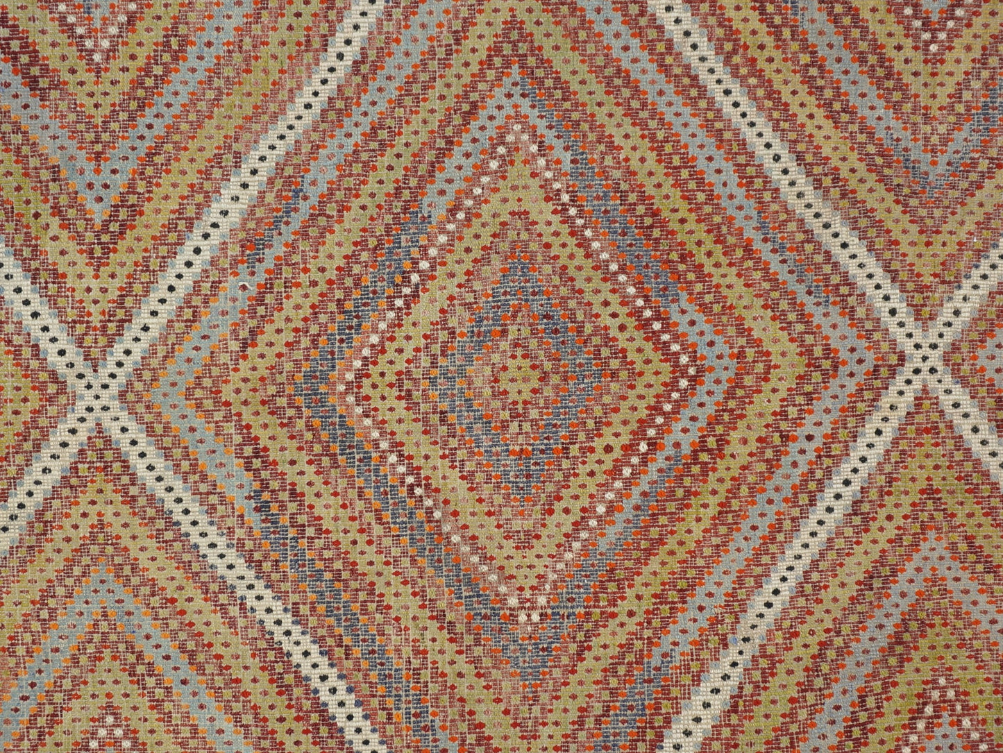 Vintage Large Oushak Kilim 7'1 x 10'3