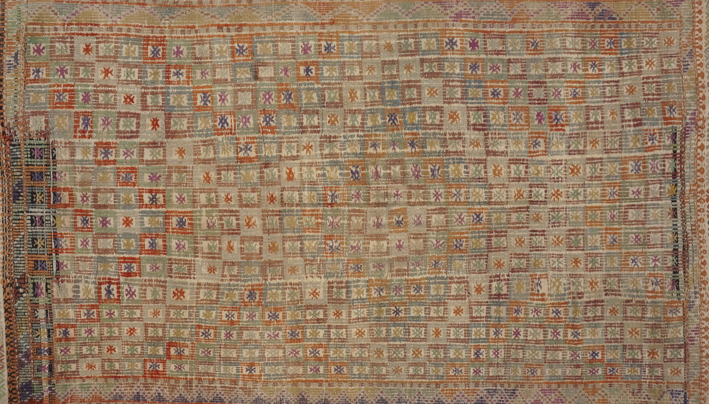 Old Anatolian Turkish Kilim Rug 5'1" x 8'7" - 155 x 265 cm