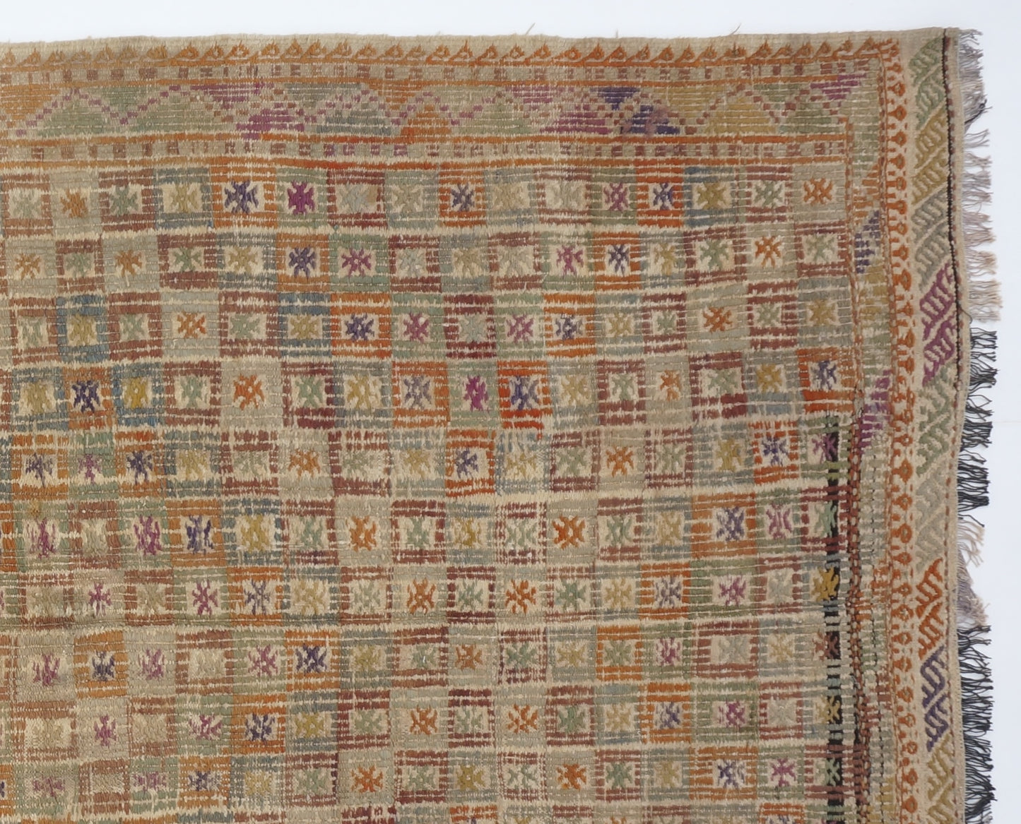 Old Anatolian Turkish Kilim Rug 5'1" x 8'7" - 155 x 265 cm