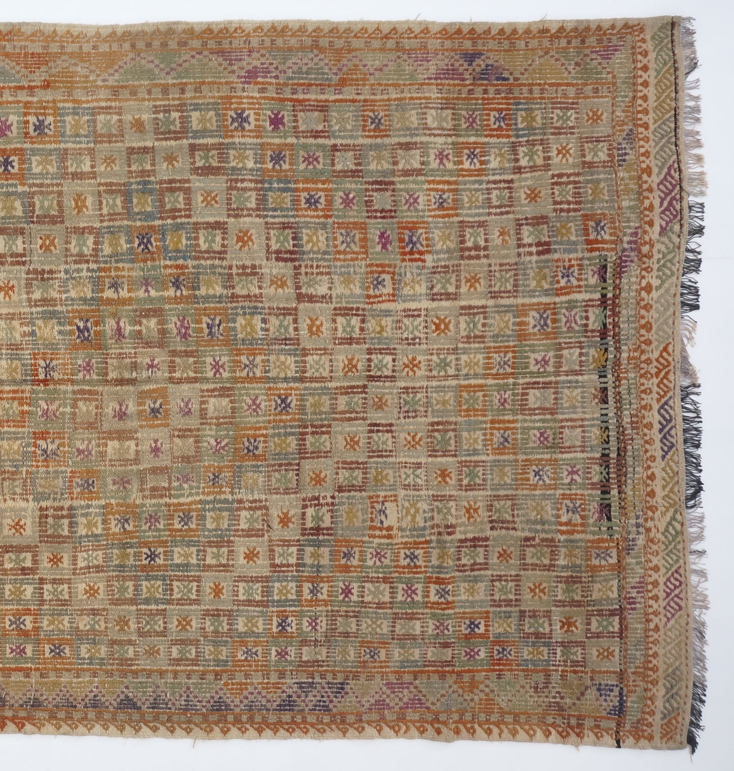 Old Anatolian Turkish Kilim Rug 5'1" x 8'7" - 155 x 265 cm